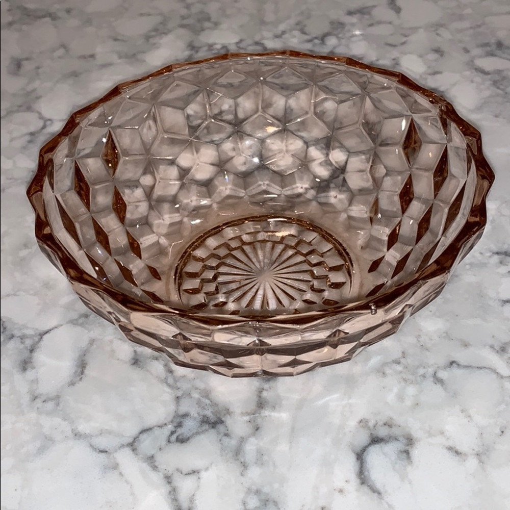 Depression glass bowl